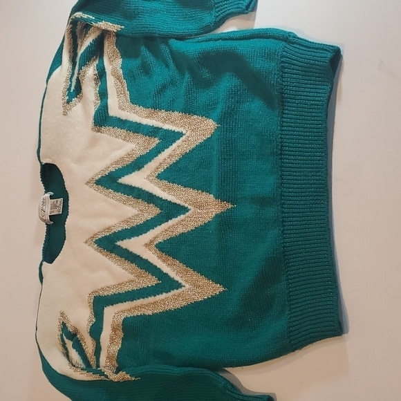 Vintage Bold Print Retro Sweater M - Picture 12 of 12